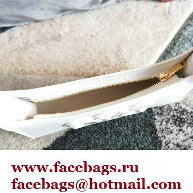 CELINE SHOULDER BAG CUIR TRIOMPHE in Smooth Calfskin WHITE