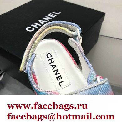Chanel CC Logo Beach Sandals G35927 23 2022
