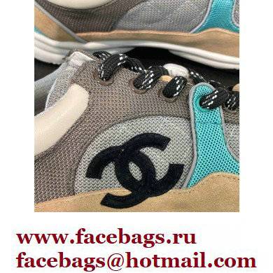 Chanel CC Logo Suede Calfskin Sneakers 05 2022