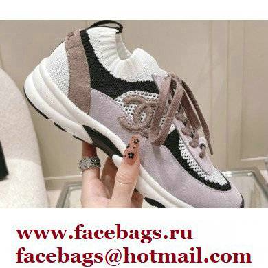 Chanel Knit and Suede Calfskin Sneakers G38750 05 2022