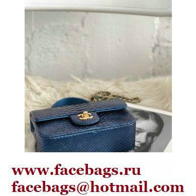 Chanel Python Coco Handle Mini Flap Bag with Top Handle 05
