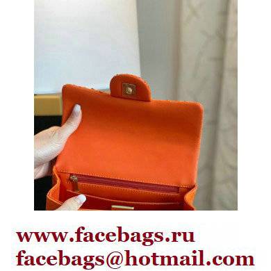 Chanel Python Coco Handle Mini Flap Bag with Top Handle 09