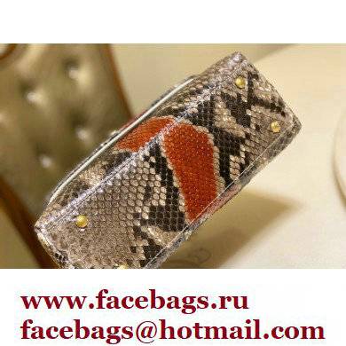 Chanel Python Coco Handle Small Flap Bag with Top Handle 01