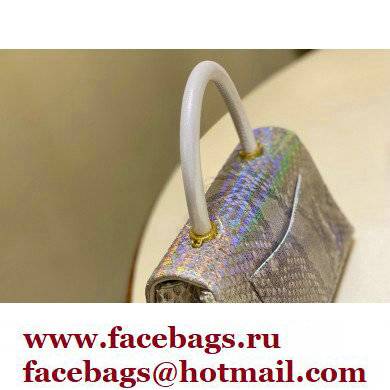 Chanel Python Coco Handle Small Flap Bag with Top Handle 02