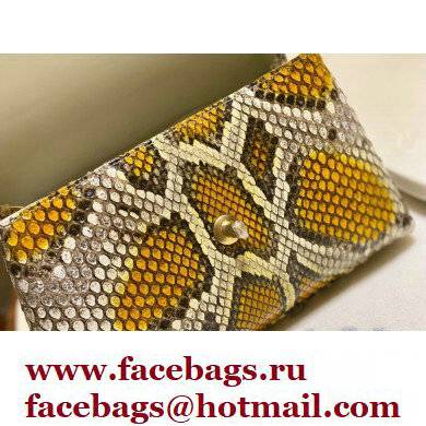 Chanel Python Coco Handle Small Flap Bag with Top Handle 03