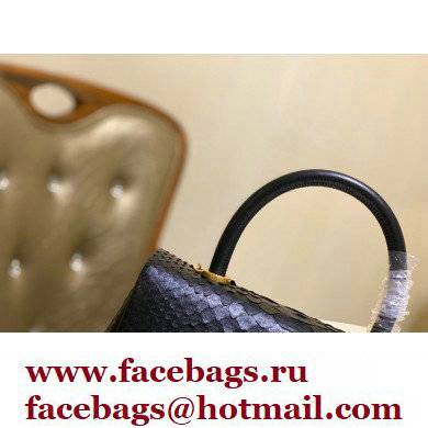 Chanel Python Coco Handle Small Flap Bag with Top Handle 11