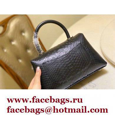 Chanel Python Coco Handle Small Flap Bag with Top Handle 15