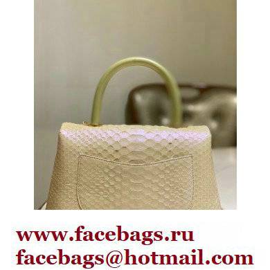 Chanel Python Coco Handle Small Flap Bag with Top Handle 22