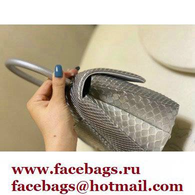 Chanel Python Coco Handle Small Flap Bag with Top Handle 27