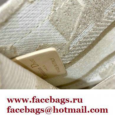 Dior Mini Book Tote Bag in Dior etoile Embroidery Gold 2022