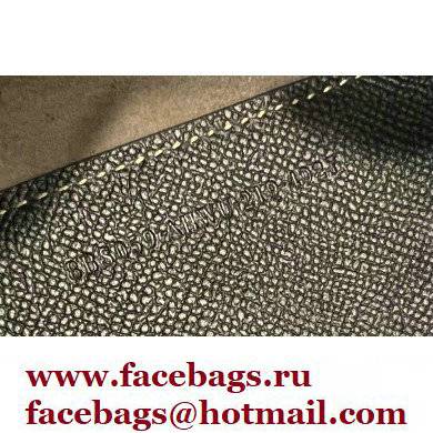 Fendi Pomodorino Drawstring Mini Bucket Bag Leather Black 2022