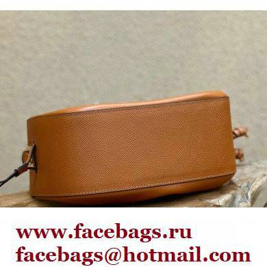Fendi Pomodorino Drawstring Mini Bucket Bag Leather Brown 2022 - Click Image to Close