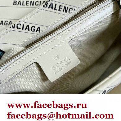 GUCCI X BALENCIAGA The Hacker Project small GG Marmont bag 443497 WHITE 2022