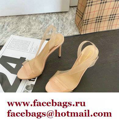 Gianvito Rossi Heel 11.5cm TPU METROPOLIS Sandals Nude 2022 - Click Image to Close