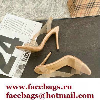 Gianvito Rossi Heel 11.5cm TPU METROPOLIS Sandals Nude 2022 - Click Image to Close