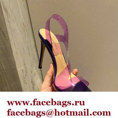 Gianvito Rossi Heel 11.5cm TPU METROPOLIS Sandals Purple 2022