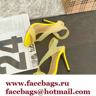 Gianvito Rossi Heel 11.5cm TPU METROPOLIS Sandals Yellow 2022