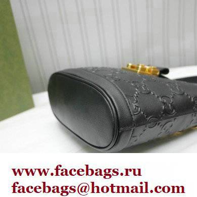 Gucci Small GG Shoulder Bag 675788 Black 2022 - Click Image to Close