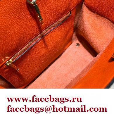 Gucci Small Tote Bag with Gucci Logo 674822 Orange 2022