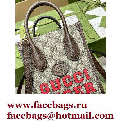 Gucci Tiger GG Mini Tote Bag 671623 Brown 2022