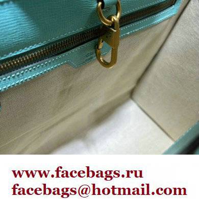 Gucci Tiger GG Small Tote Bag 659983 Blue 2022 - Click Image to Close