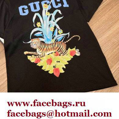 Gucci Tiger Interlocking G T-shirt BLACK