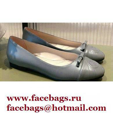 Gucci ballet flats with Double G 680878 Gray 2022 - Click Image to Close