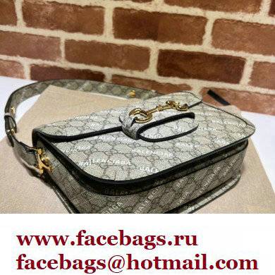 Gucci x Balenciaga The Hacker Project Horsebit 1955 Small Shoulder Bag 602204 2022 - Click Image to Close