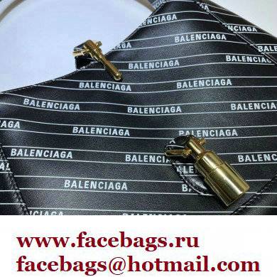 Gucci x Balenciaga The Hacker Project Jackie 1961 Small Hobo Bag 636709 Leather Black 2022