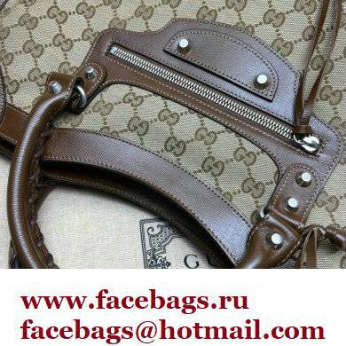 Gucci x Balenciaga The Hacker Project Medium Neo Classic Bag 681695 GG Brown 2022