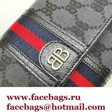 Gucci x Balenciaga The Hacker Project Mini Bag 680131 GG Canvas Black 2022 - Click Image to Close