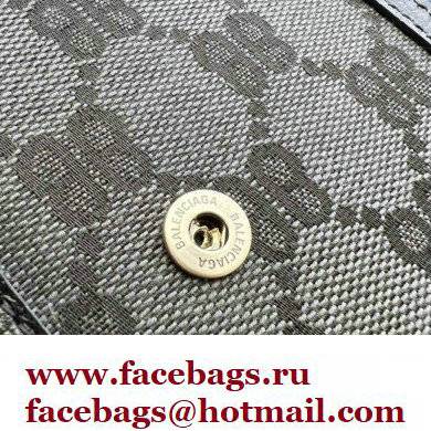 Gucci x Balenciaga The Hacker Project Mini Bag 680131 GG Canvas Black 2022