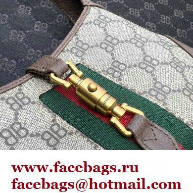Gucci x Balenciaga The Hacker Project Mini Hobo Bag 680132 GG Canvas Beige 2022