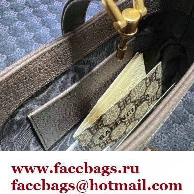 Gucci x Balenciaga The Hacker Project Mini Hobo Bag 680132 GG Canvas Beige 2022
