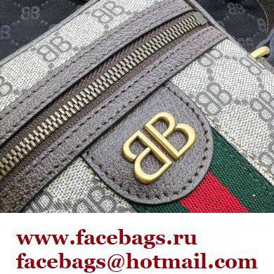 Gucci x Balenciaga The Hacker Project Shoulder Zip Bag 680129 GG Canvas Beige 2022 - Click Image to Close