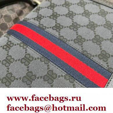 Gucci x Balenciaga The Hacker Project Small Handbag 680119 GG Canvas Black 2022