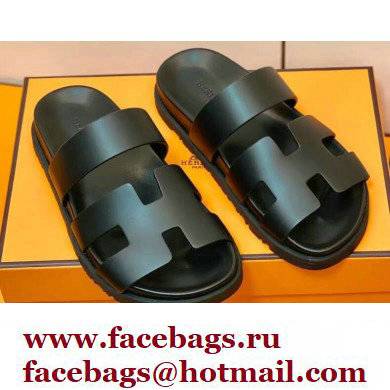 Hermes Original Calfskin Chypre Sandals 09