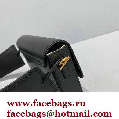 Jacquemus Le Carinu Small Square Bag Leather Black - Click Image to Close