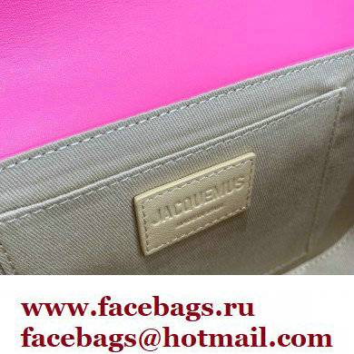 Jacquemus Le Carinu Small Square Bag Leather Fuchsia - Click Image to Close
