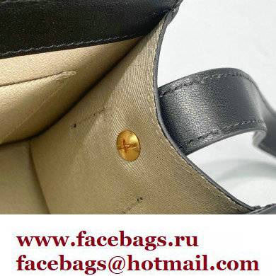 Jacquemus Le Chiquito Montagne moyen Petit sac en cuir Bag Leather Black - Click Image to Close