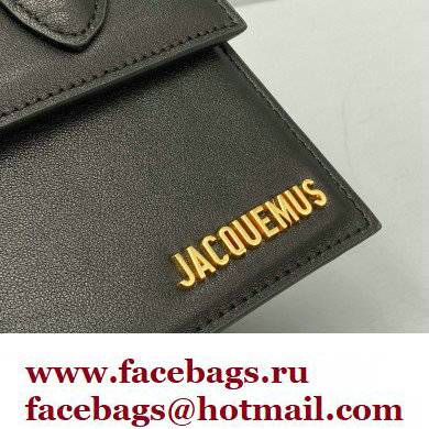 Jacquemus Le Chiquito Noeud Flexible Handle Small Bag Leather Black - Click Image to Close