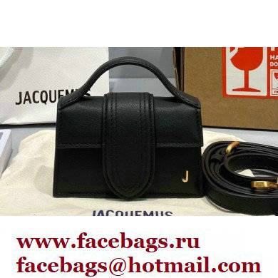 Jacquemus Le Petit Bambino Mini Bag Leather Black