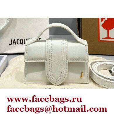 Jacquemus Le Petit Bambino Mini Bag Leather White