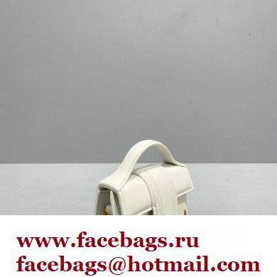 Jacquemus Le Petit Bambino Mini Bag Leather White