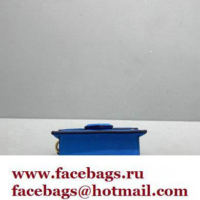 Jacquemus Le Petit Bambino Mini Bag Suede Blue - Click Image to Close