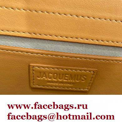 Jacquemus Le grand Bambino Large Envelope Handbag Leather Yellow