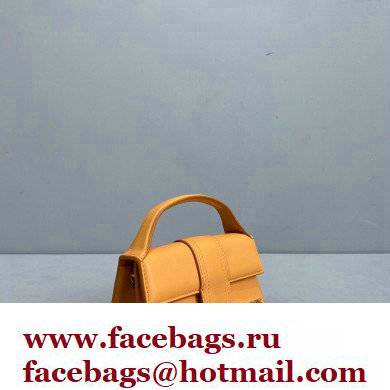 Jacquemus Le grand Bambino Mini Envelope Handbag Leather Yellow