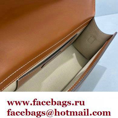 Jacquemus calfskin Le grand Bambino Large Envelope handbag brown