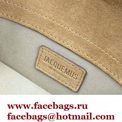 Jacquemus suede Le Bambino Mini Envelope Handbag beige - Click Image to Close
