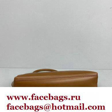Jil Sander Goji Frame Small Hand Bag Brown - Click Image to Close